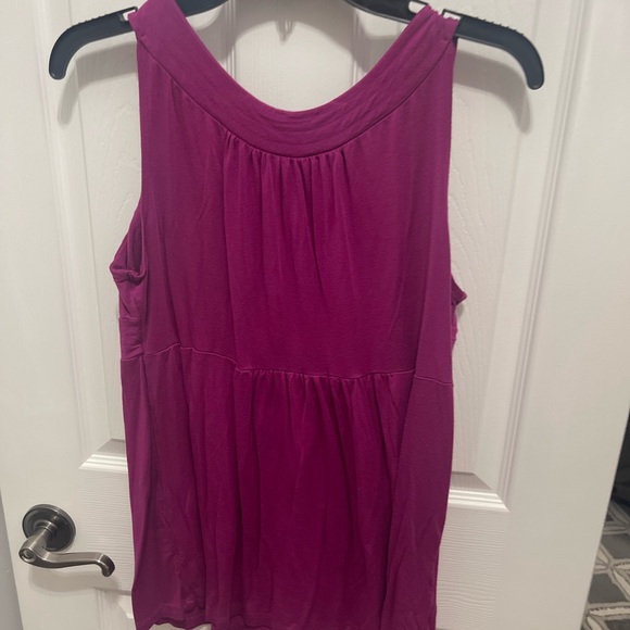 Cable and gauged pink top medium sleeveless - Picture 7 of 11